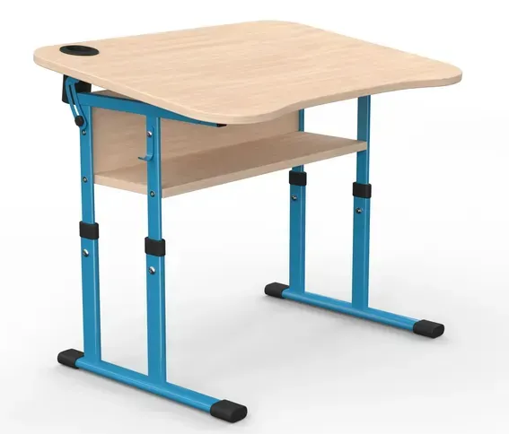 Стіл учнівський ПО регульований №4-7/600х500 МФ Вересень